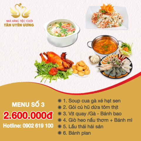 Menu Tiệc Cưới Nhà Hàng: Hướng Dẫn Lựa Chọn Hoàn Hảo Cho Ngày Trọng Đại