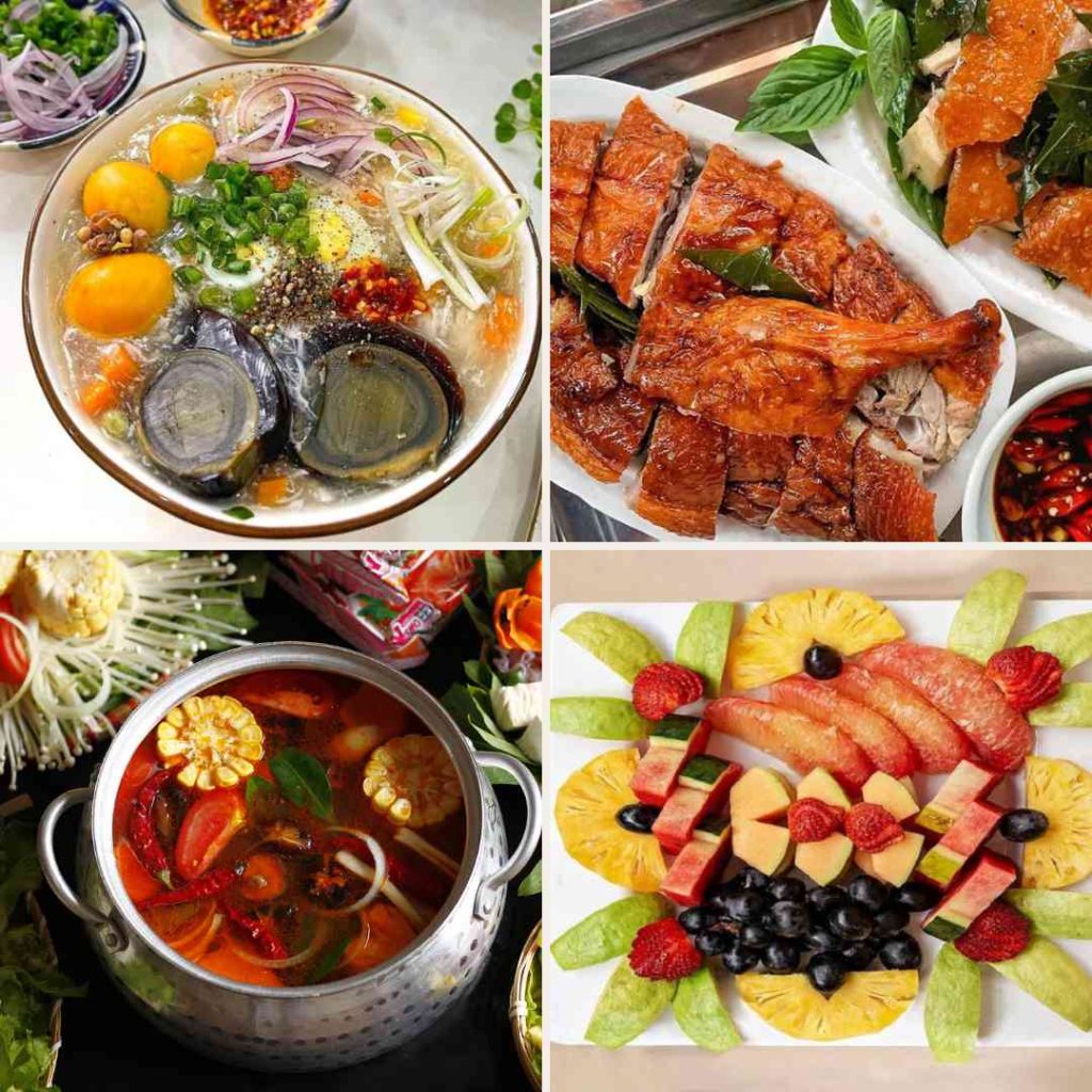 Thực đơn đám cưới miền Nam 3
