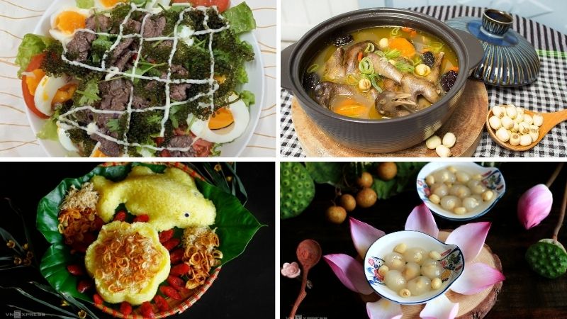 Thực đơn đám cưới miền bắc