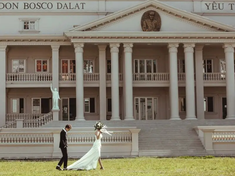 Nhà thờ Don Bosco Đà Lạt, bối cảnh ảnh cưới đẹp