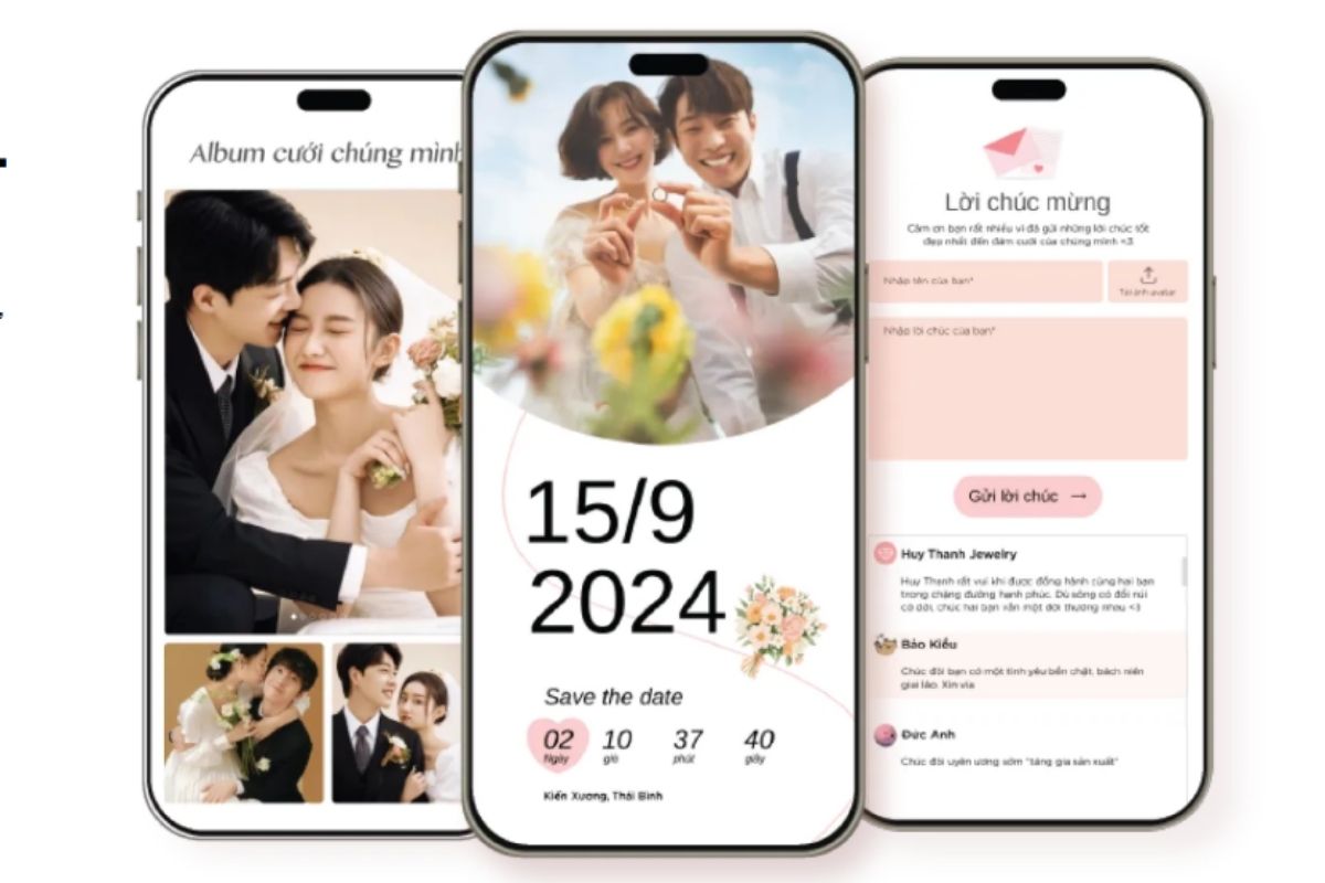 Bạn có thể thiết kế thiệp cưới online dựa trên các nền tảng hỗ trợ