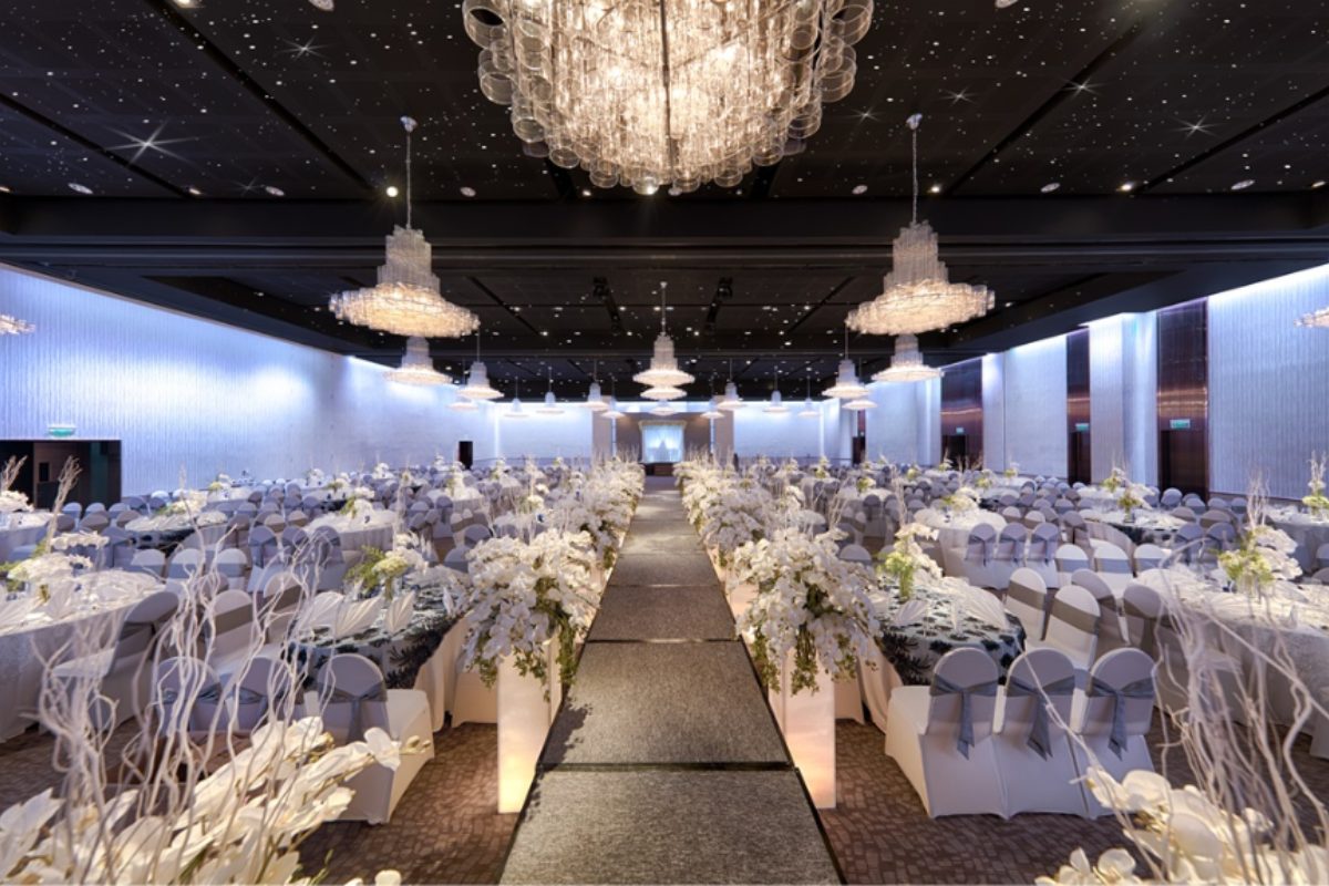 Không gian tiệc cưới lộng lẫy tại Gala Center