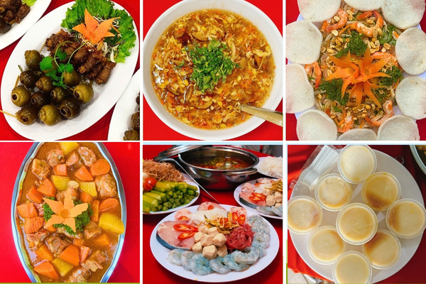 Thực đơn tiệc cưới sang trọng, tròn vị và dễ ghi điểm