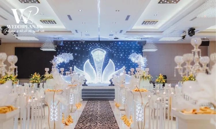 Sảnh tiệc cưới Melisa Center ấm cúng