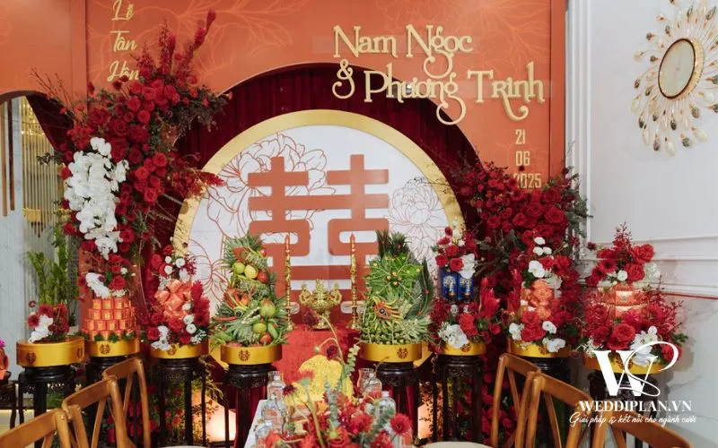 Cách bày trí mâm quả lễ gia tiên chuẩn nghi thức