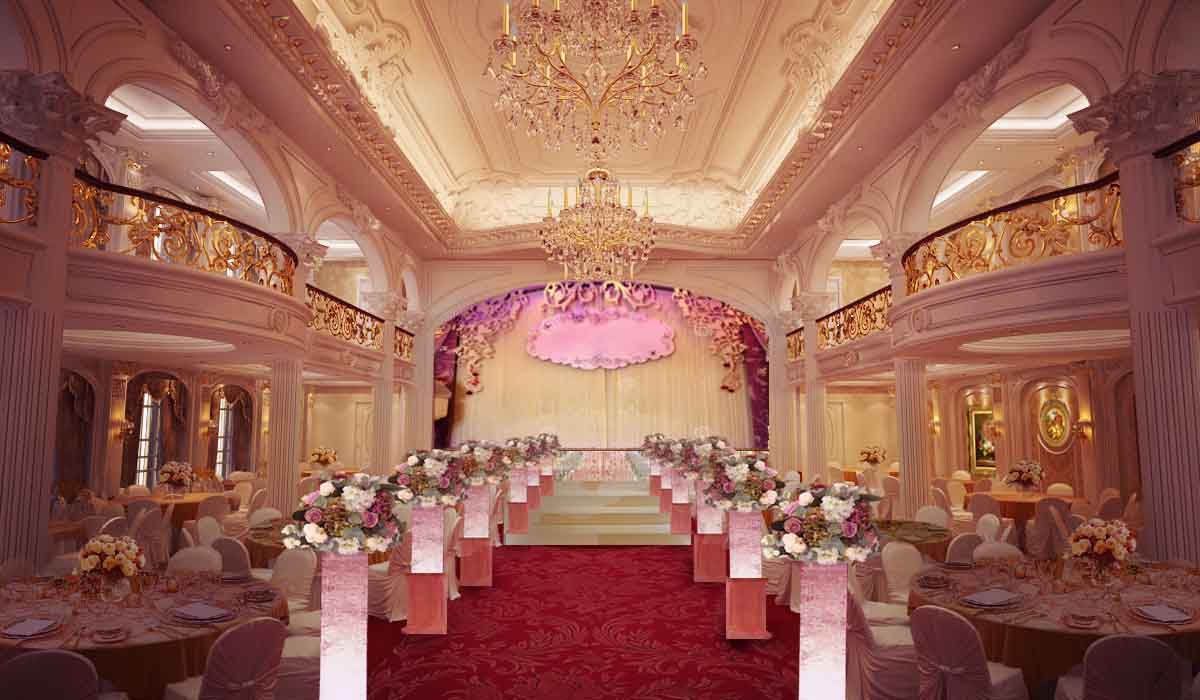 Sảnh nhà hàng tiệc cưới
