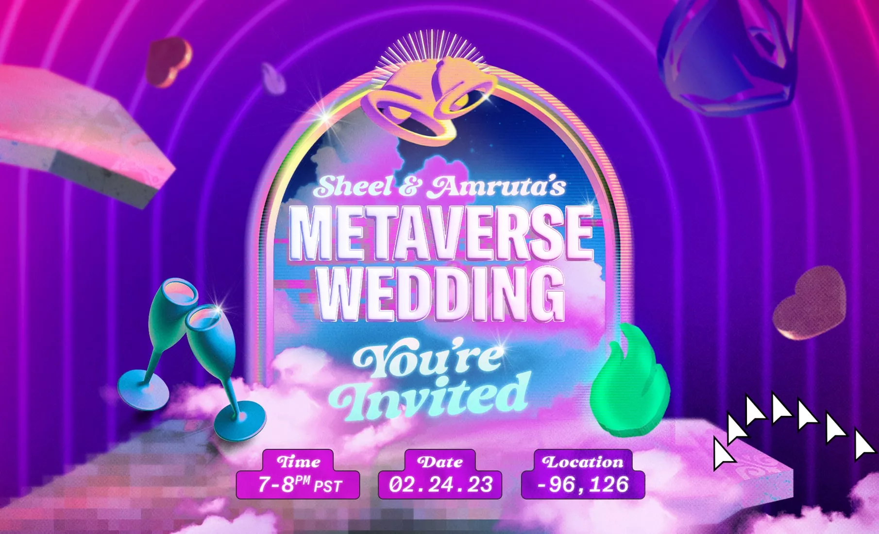 Tiệc cưới metaverse trong không gian ảo