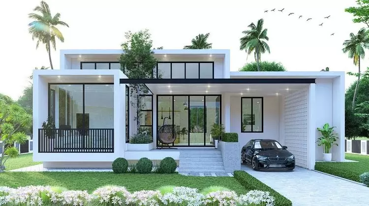 Mẫu nhà đẹp 1 tầng