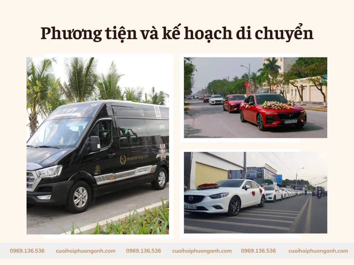 Di chuyển đám cưới xa
