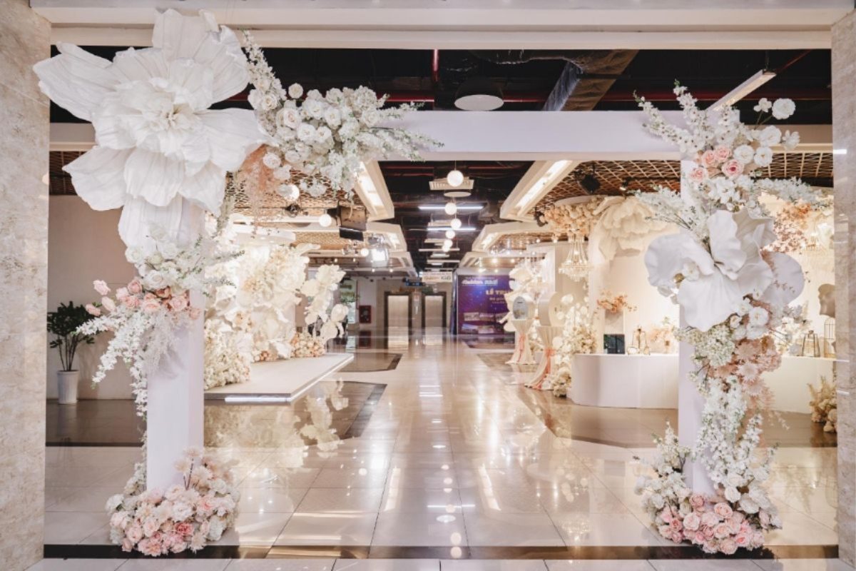 Không gian ballroom hiện đại tại Golden Place