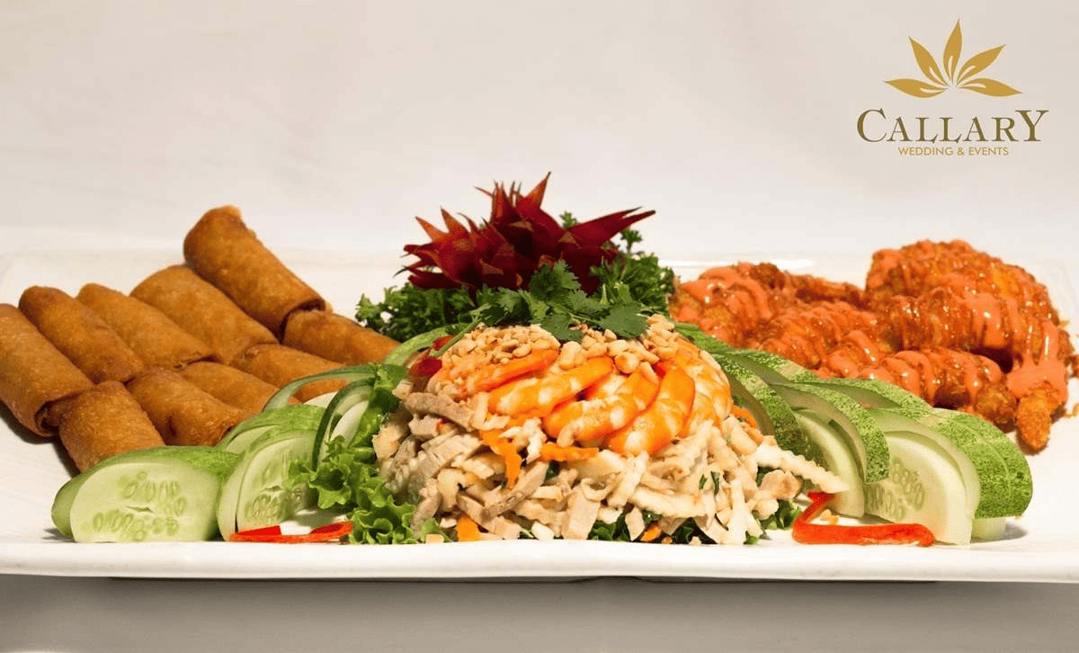 Thực đơn tiệc cưới sang trọng