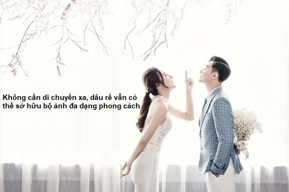 Lý do nên chụp ảnh cưới tại studio