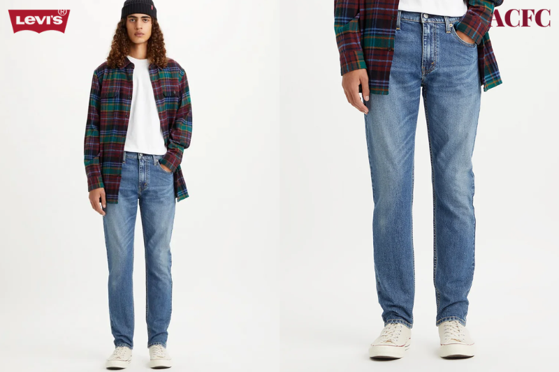 Levi's Tapered Fit: Dáng jeans dành cho người thích gọn gàng nhưng không bó sát