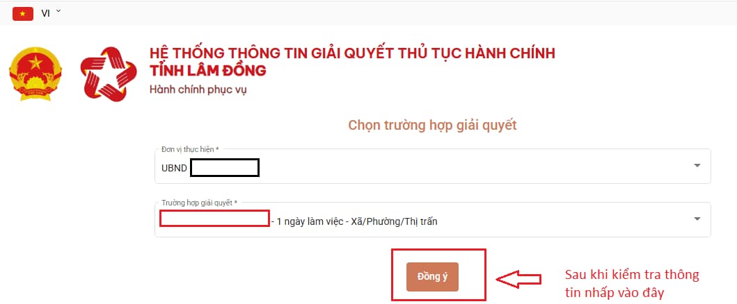 Hệ thống thông tin giải quyết thủ tục hành chính