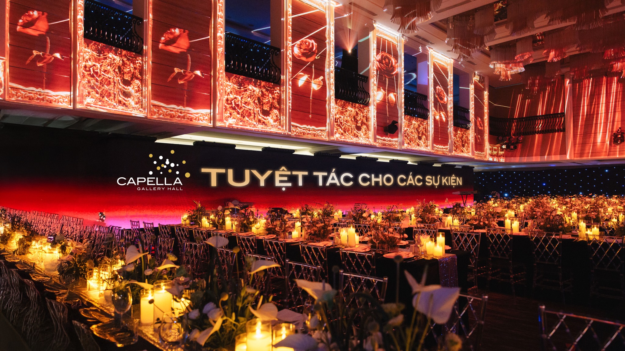 Địa điểm lý tưởng cho các sự kiện vinh danh và tiệc cưới quy mô