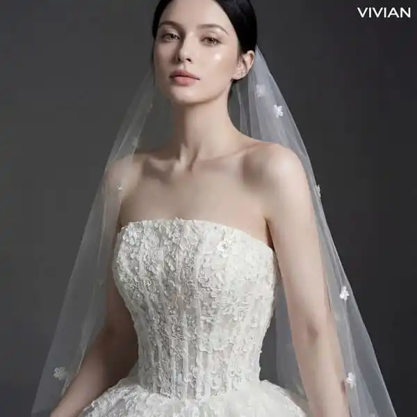 Thiết kế váy cưới đuôi cá tôn vinh đường cong cơ thể tinh tế
