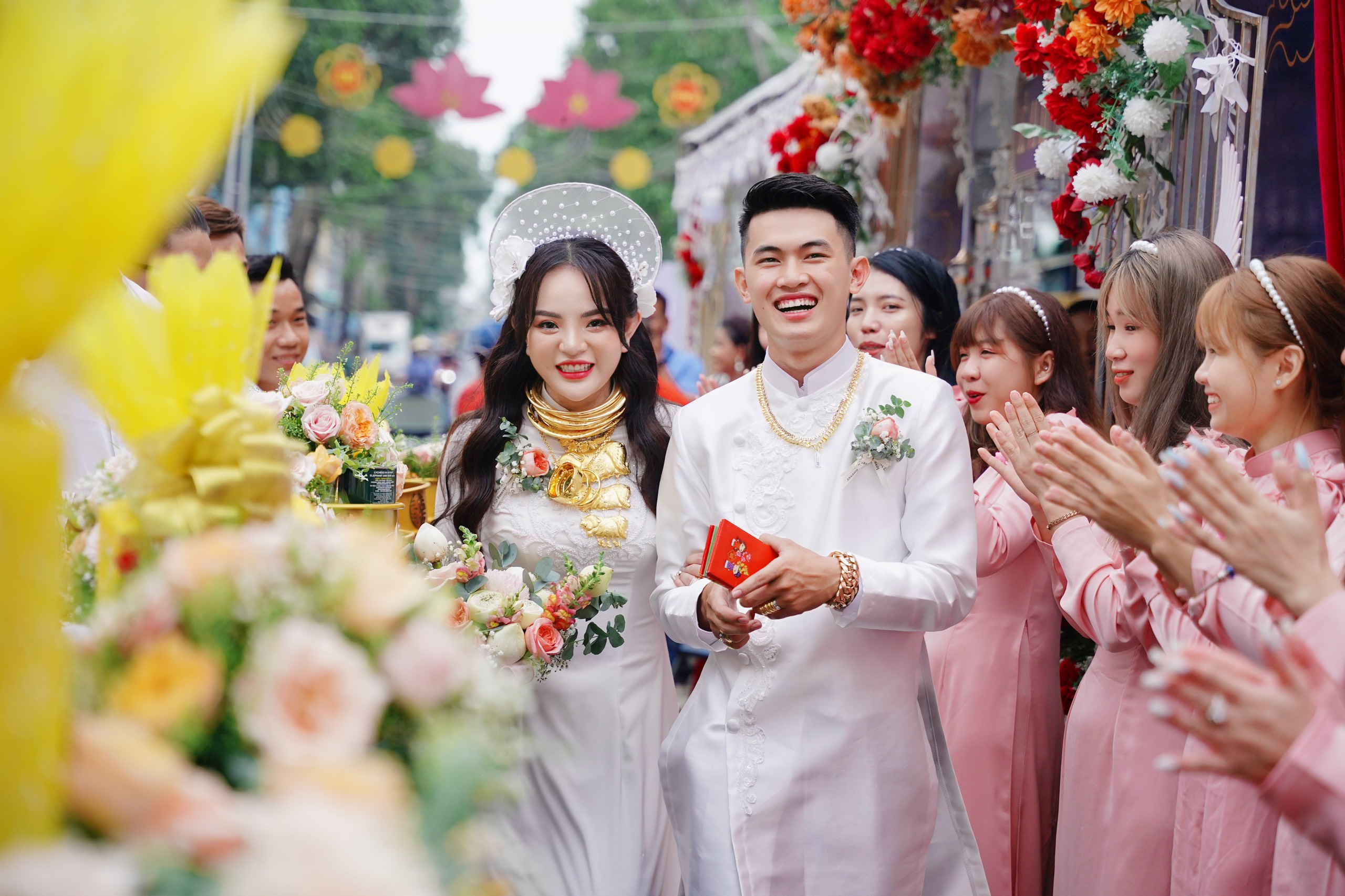 Tận hưởng khoảnh khắc trong ngày trọng đại