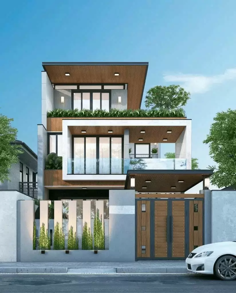 Mẫu nhà đẹp 3 tầng