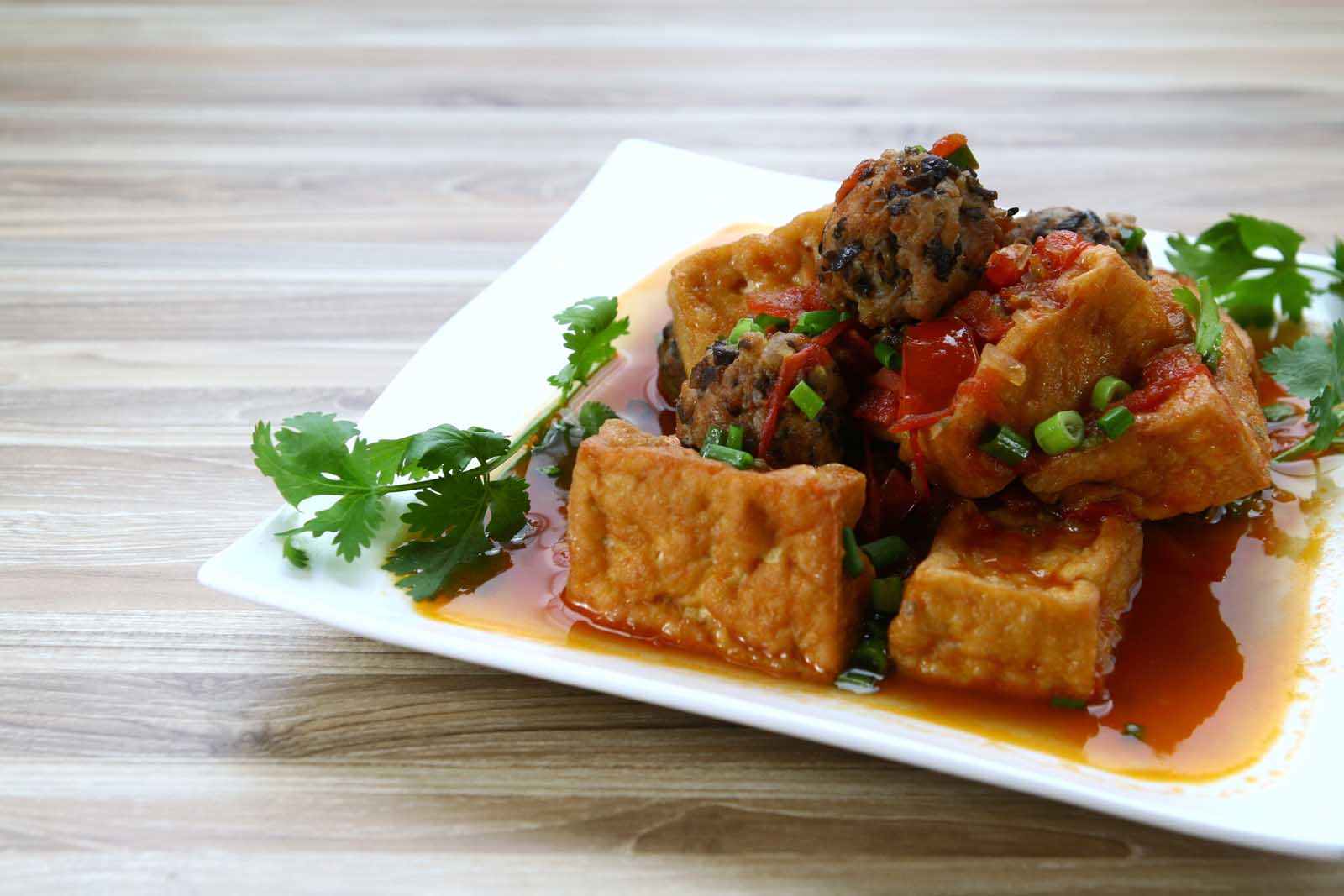 Đậu phụ sốt cà chua