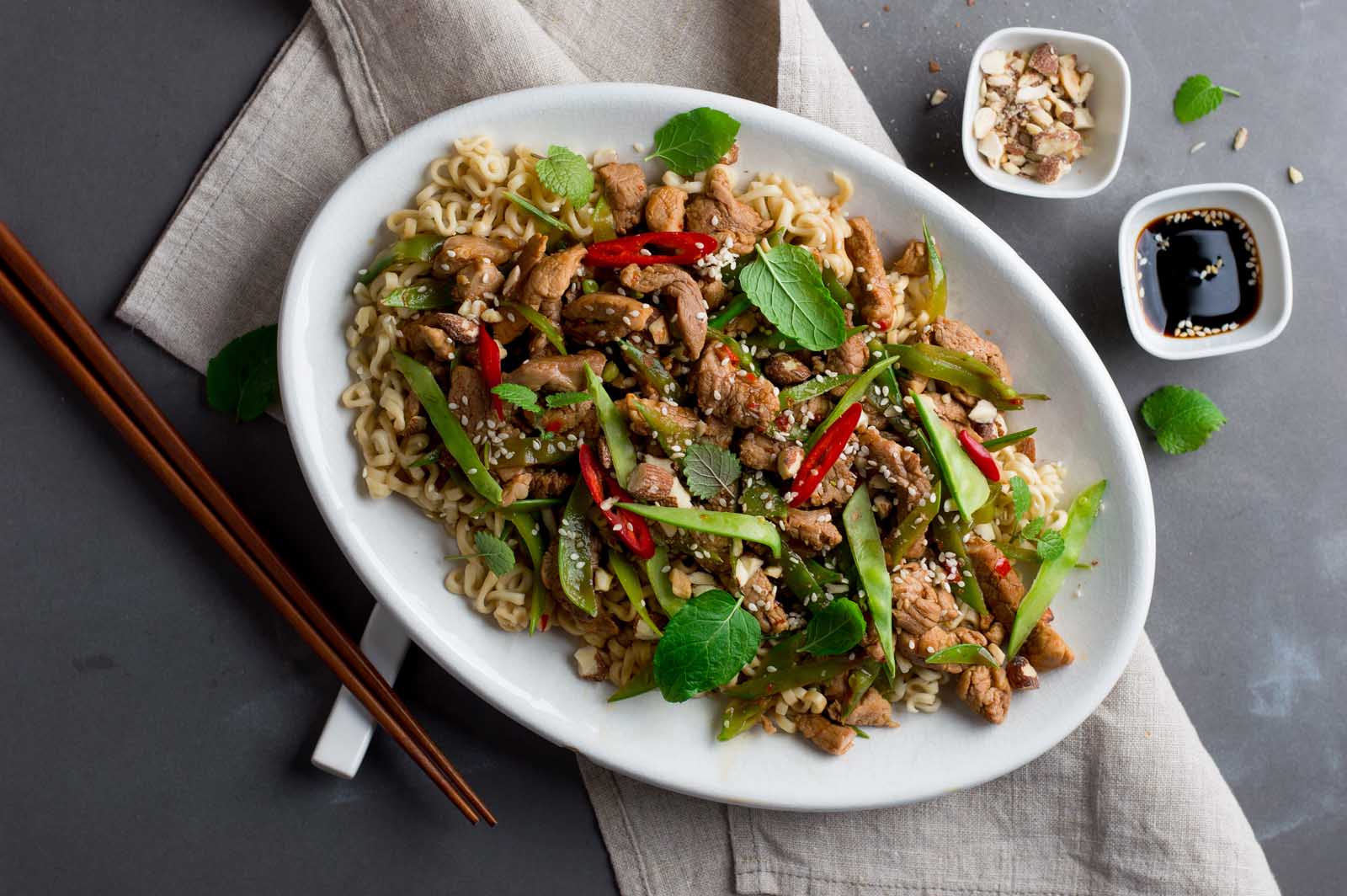 Mì xào mềm