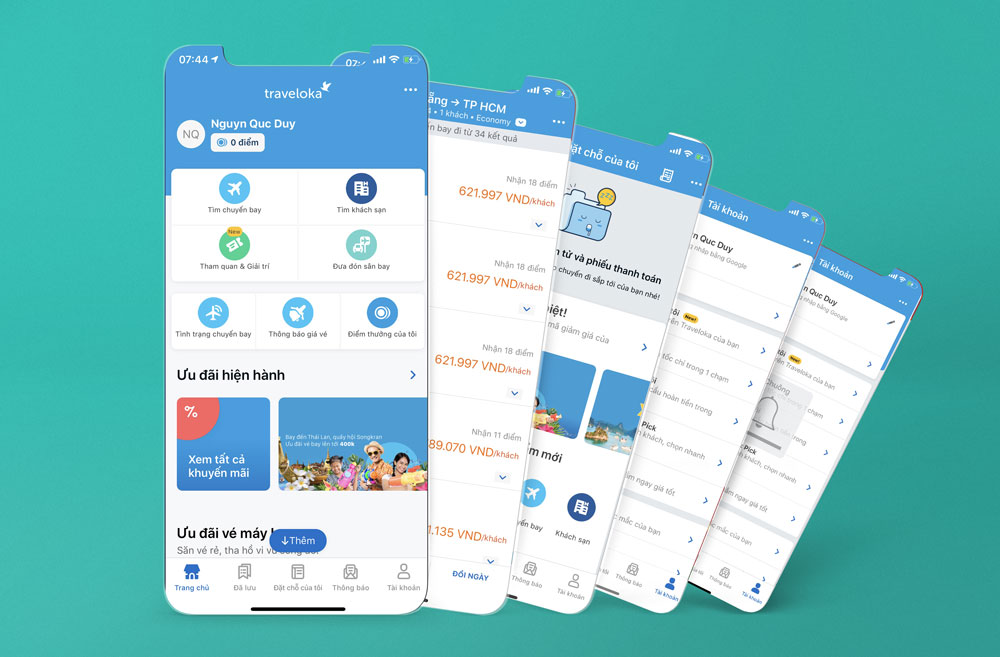 Giao diện app quản lý đám cưới trên điện thoại