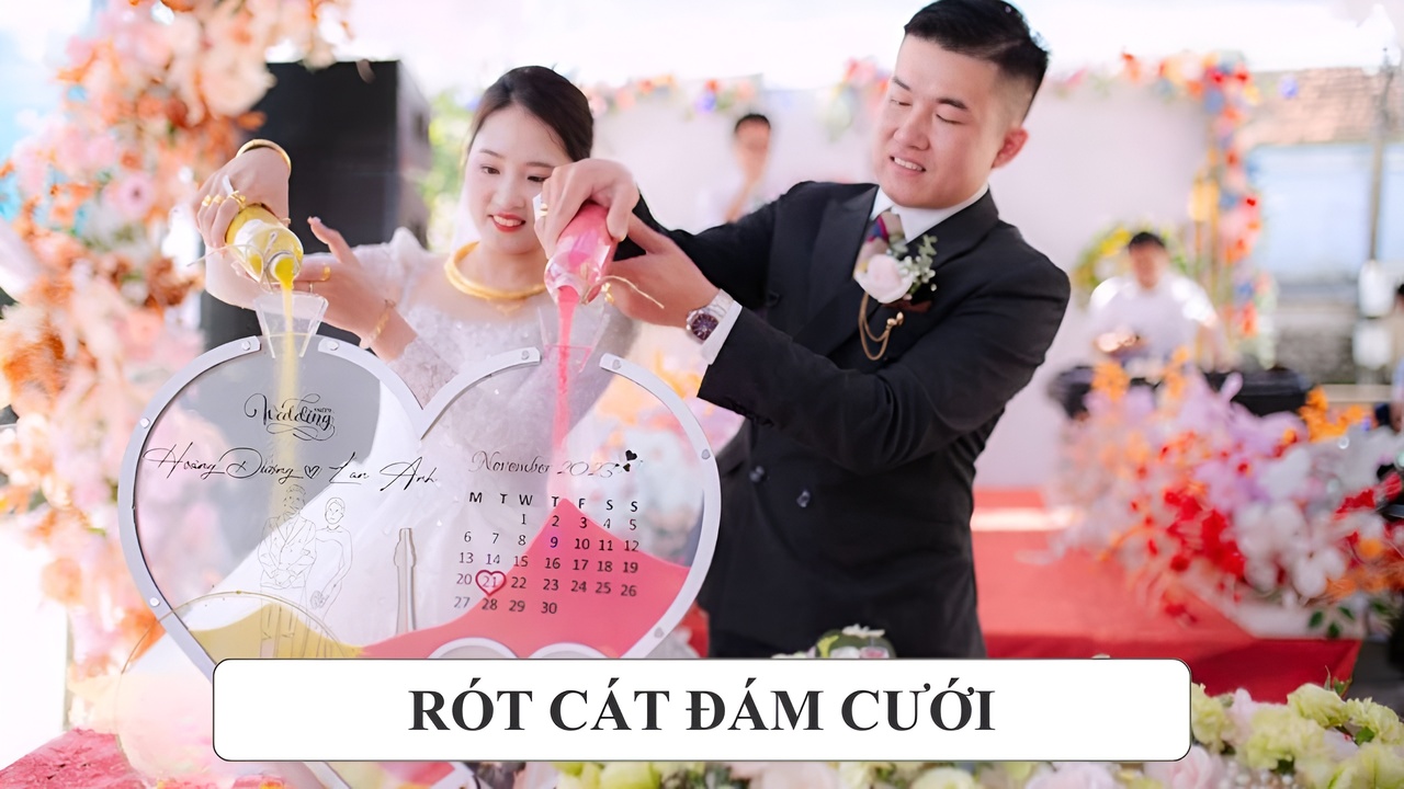 Nghi thức rót cát đám cưới