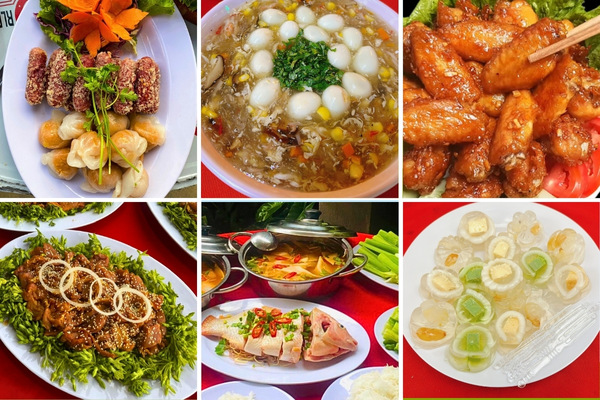 Thực đơn tiệc cưới đậm đà, dễ ăn cho đông khách