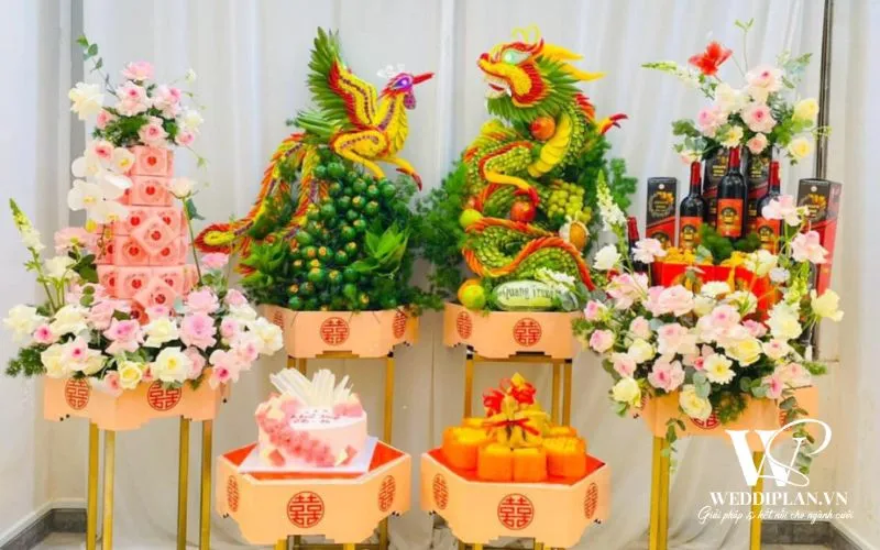 Mâm quả lễ gia tiên theo phong cách miền Trung
