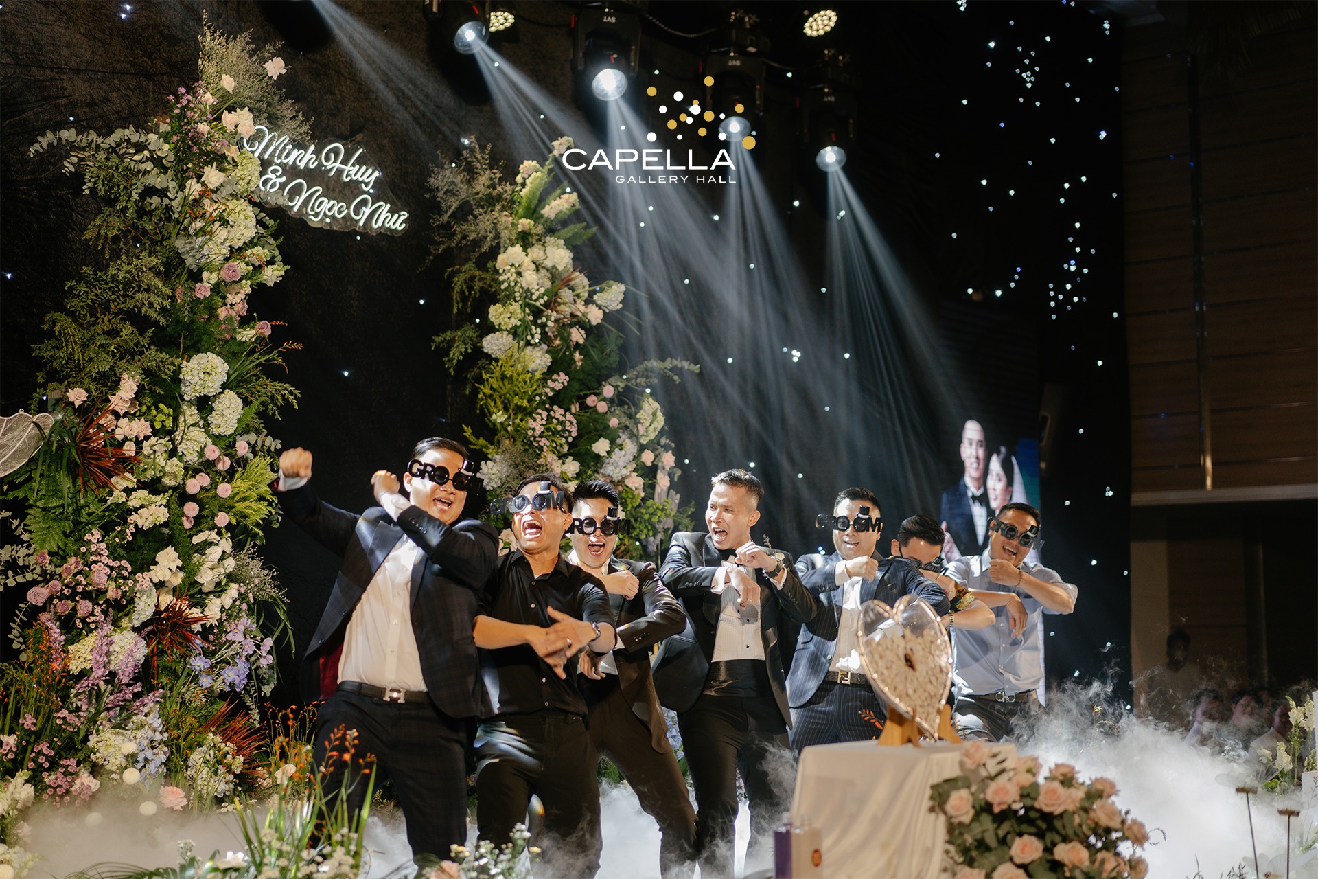 Thiết kế sảnh tiệc cưới sang trọng tại Capella Gallery Hall