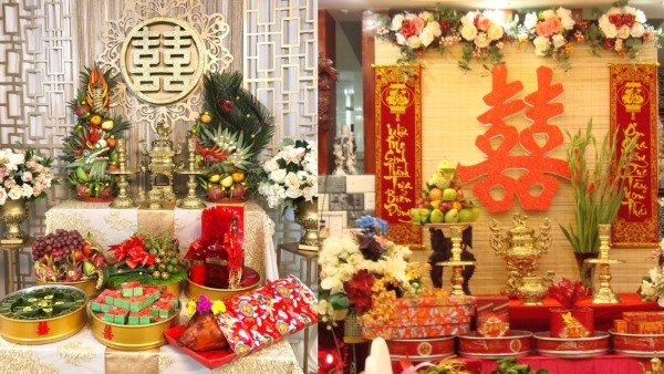 Trang trí lễ ăn hỏi ấm cúng