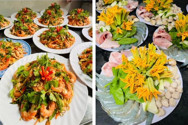 Lưu ý khi lựa chọn thực đơn đặt tiệc tại nhà