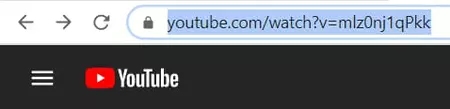 Cách lấy link video cưới YouTube trên máy tính