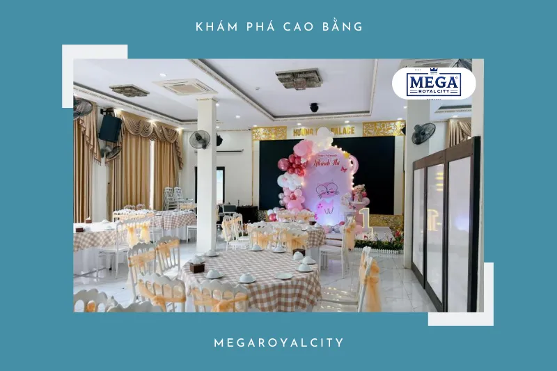 Không gian thực tế tại nhà hàng Sao Biển Cao Bằng