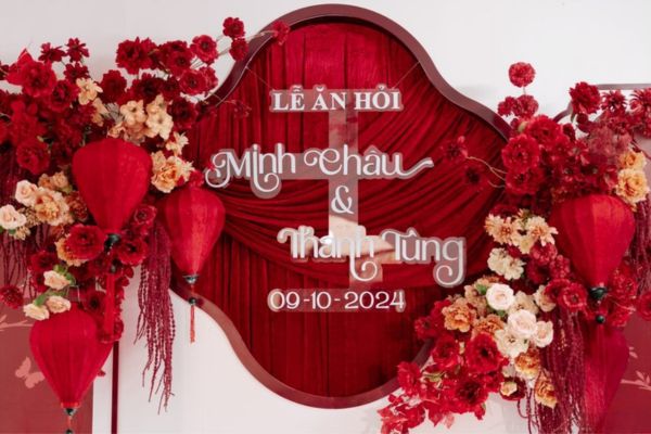 Concept lễ ăn hỏi người Hoa