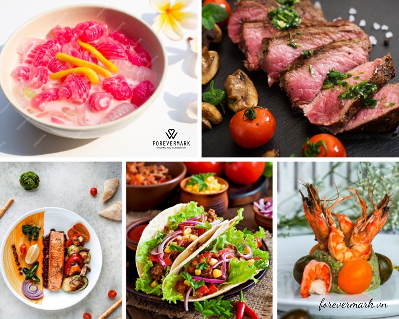 Tham khảo thực đơn cho tiệc cưới ngon, hấp dẫn