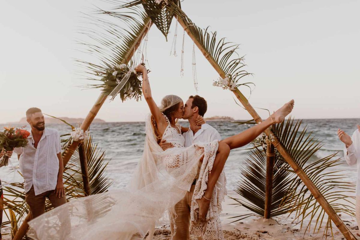 Phong cách Bohemian trong cưới hòa quyện tự do nghệ thuật và thiên nhiên