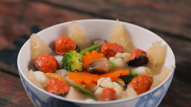 Thực đơn đám cưới miền bắc