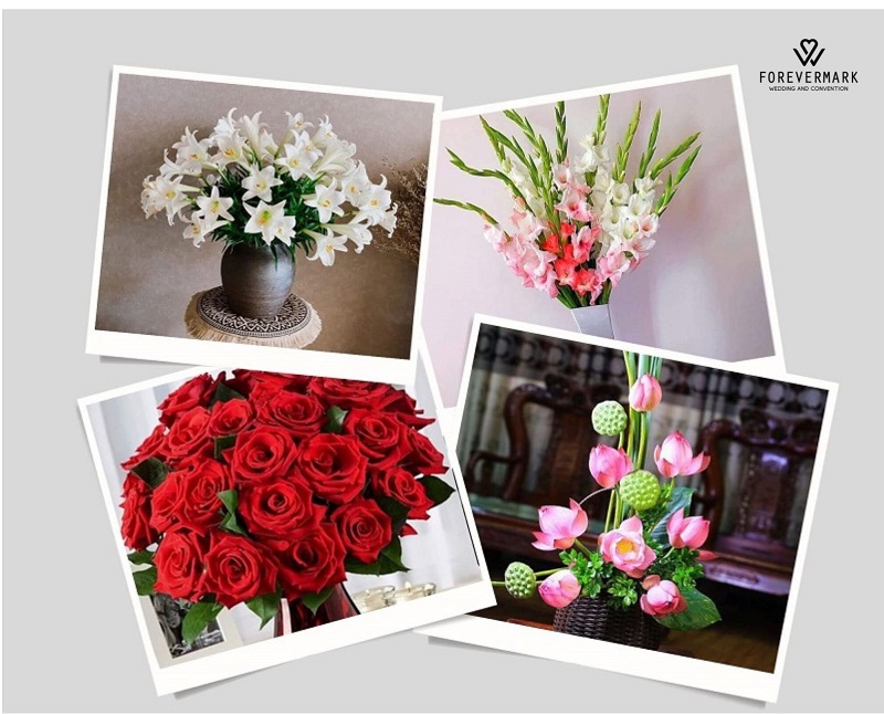 Hoa bàn thờ ngày cưới