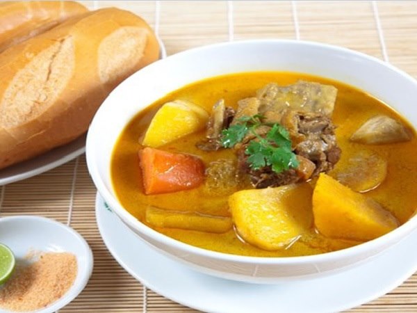 Món cà ri bánh mì