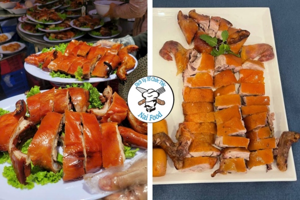 Heo sữa quay + bánh bao