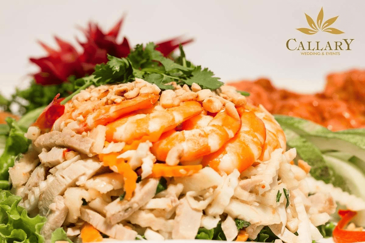 Menu tiệc cưới sang trọng