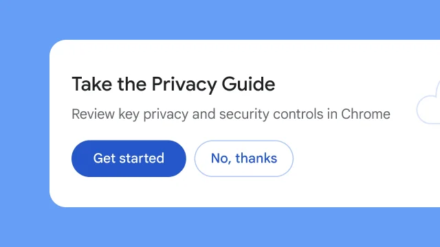 Cài đặt quyền riêng tư hỗ trợ người dùng kiểm soát dữ liệu khi duyệt web