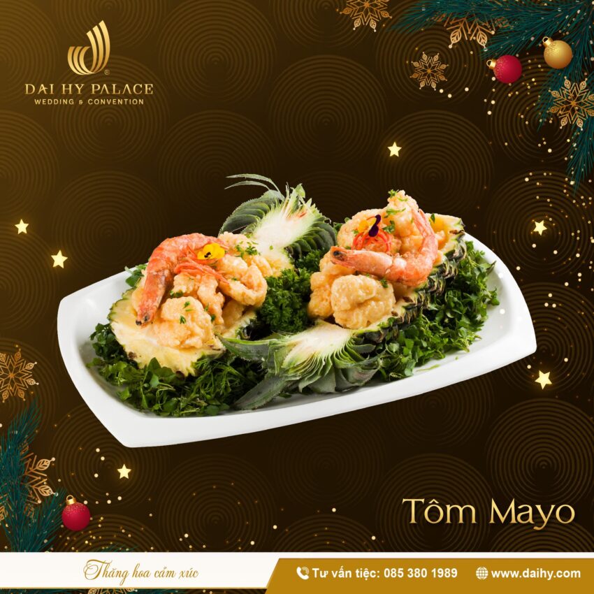 Bàn tiệc buffet cưới phong phú với nhiều lựa chọn món ăn đa dạng