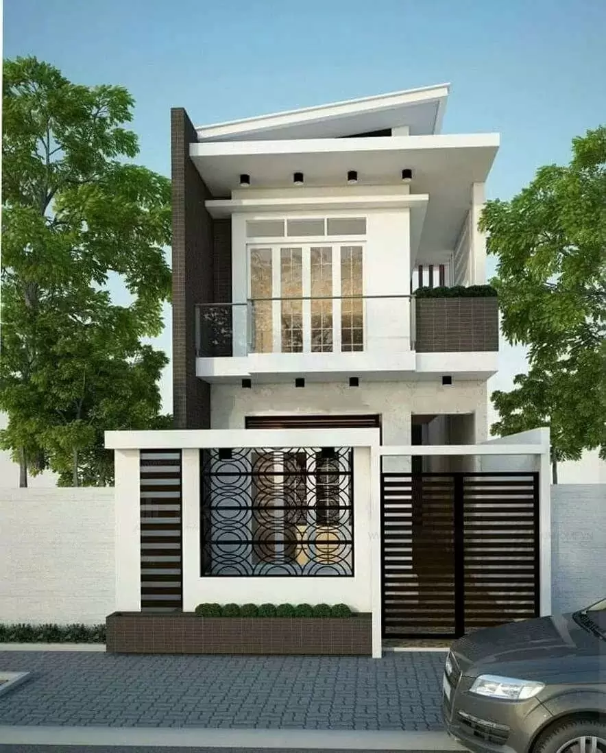 Mẫu nhà đẹp 2 tầng hiện đại
