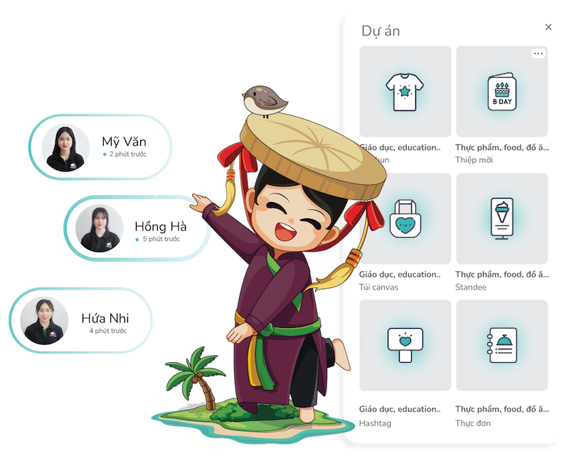 Tính năng sử dụng dễ dàng trên các công cụ thiết kế