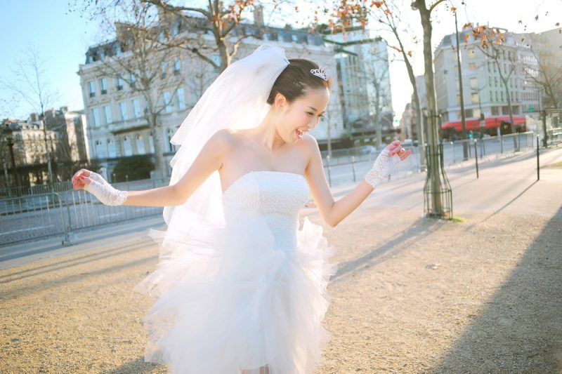 Ảnh cưới đẹp tại Paris với kiến trúc lãng mạn và không khí cổ điển