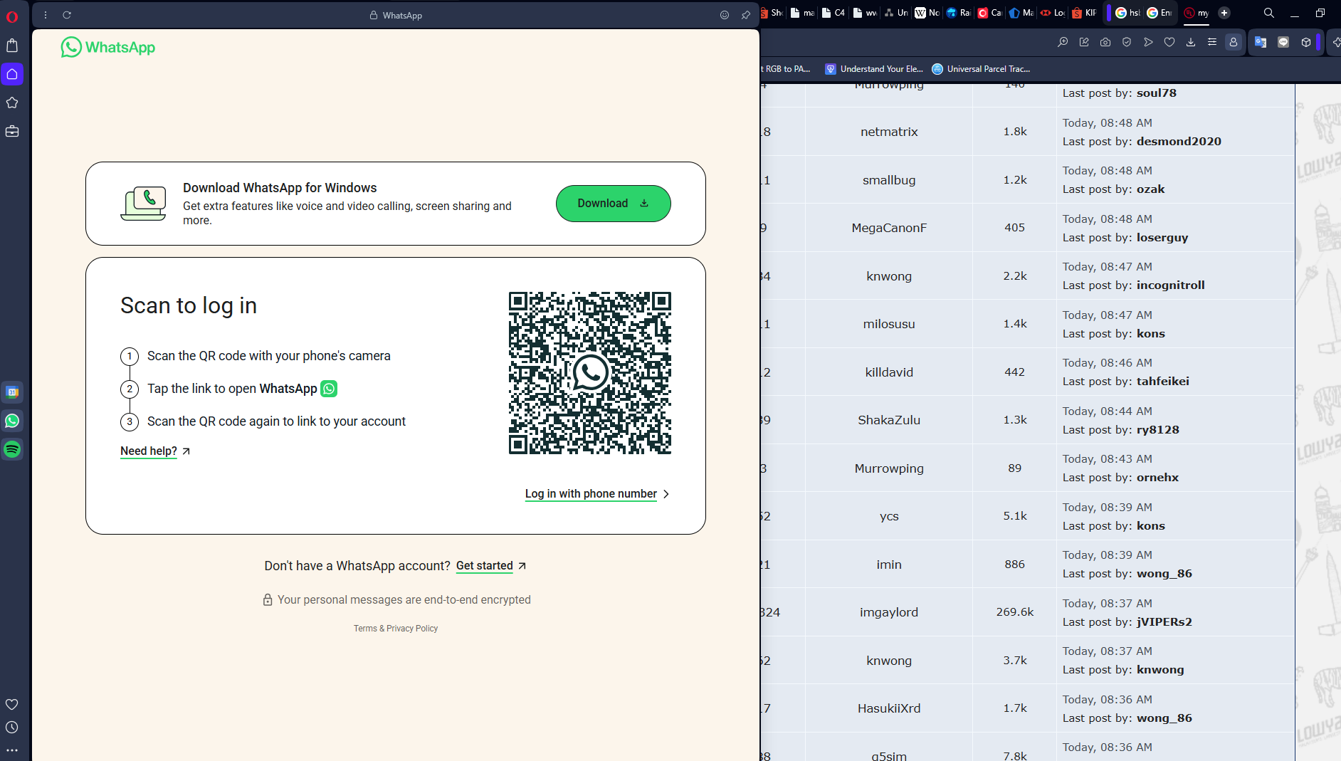 WhatsApp Desktop giúp nhóm cưới theo dõi trao đổi trên màn hình lớn