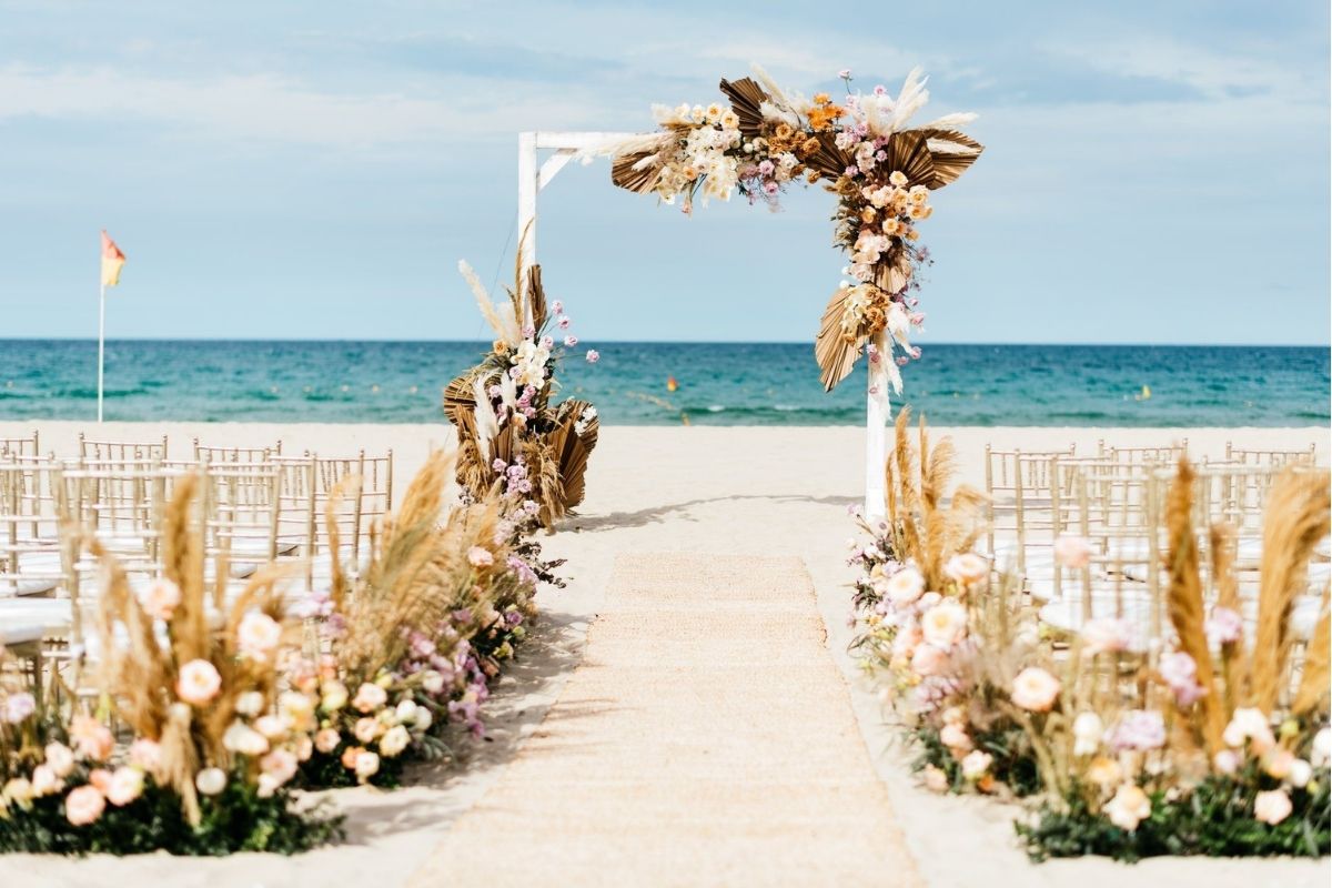 Ý tưởng trang trí tiệc cưới phong cách Seaside Romance