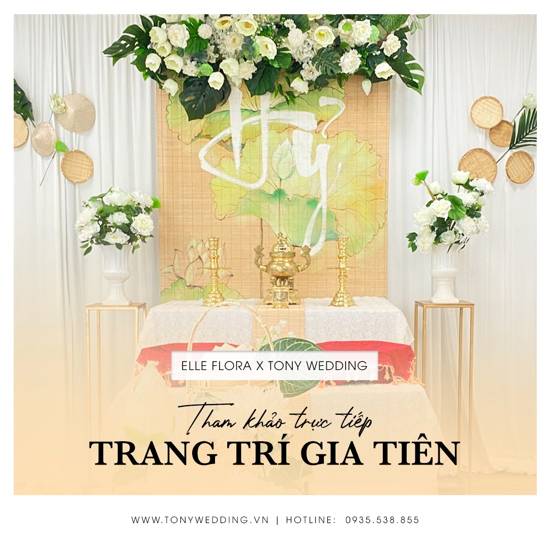 Không gian trải nghiệm trang trí gia tiên trực tiếp