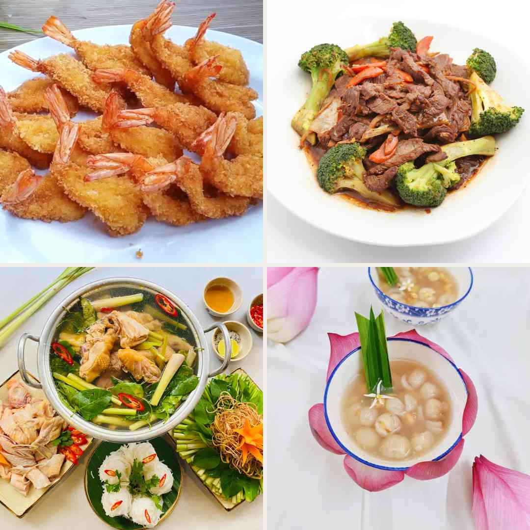 Thực đơn đám cưới miền Nam 2